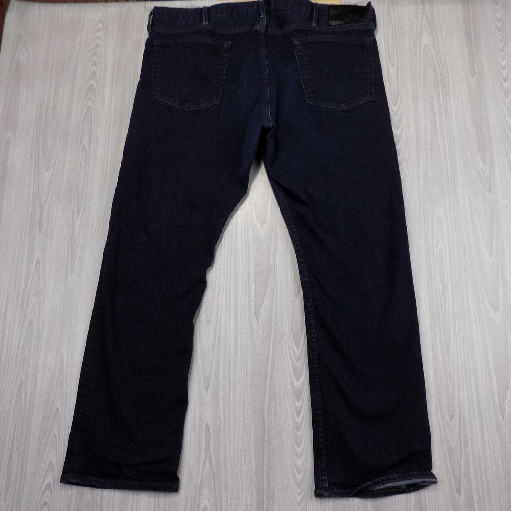 Polo Ralph Lauren Mens Dark Wash Straight Leg Denim Jeans Blue 38x30